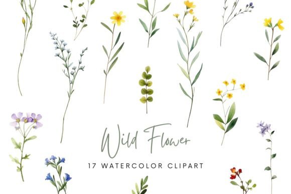 Download Watercolor Wild Flowers Sublimation - Sublimation Collection
