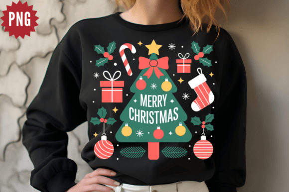 Download Festive Merry Christmas Sublimation Desi - Sublimation Collection
