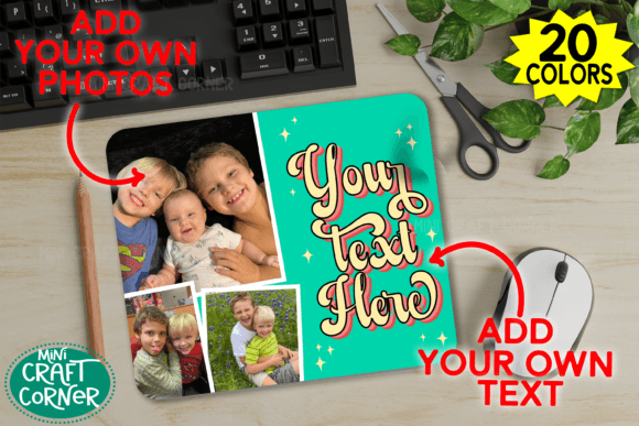 Download Sublimation Photo Mousepad with 3 Spots - Sublimation Collection