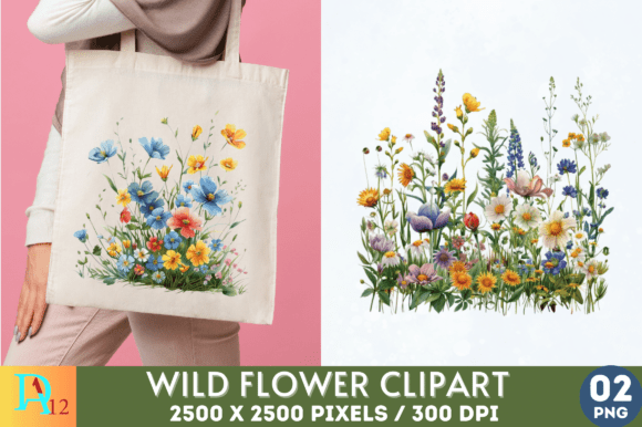 Download Wild Flowers Sublimation Clipart - Sublimation Collection