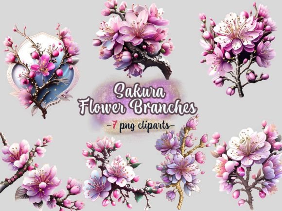 Download Sakura Flower Branches Sublimation - Sublimation Collection