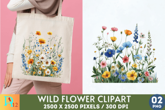 Download Wild Flowers Sublimation Clipart - Sublimation Collection