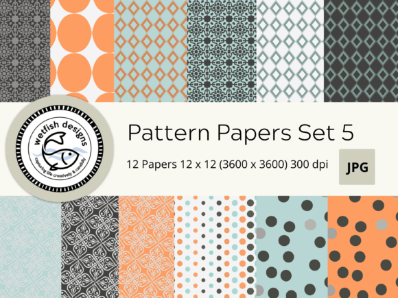 Download Digital Scrapbook Pattern Papers Set 5 - Scrapbook pattern Collection