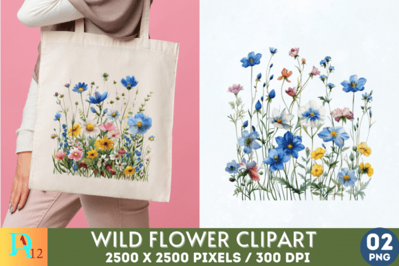 Download Wild Flowers Sublimation Clipart - Sublimation Collection