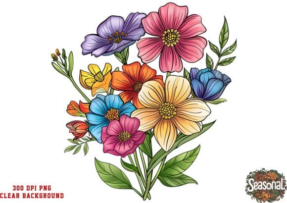 Download Watercolor Boho Flowers Sublimation - Sublimation Collection